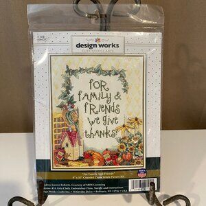 Design Works‎ “For Family & Friends” Cross Stitch Kit 8x10 Audrey Jean Roberts